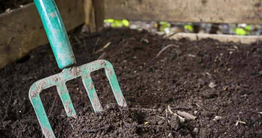 Turning Compost